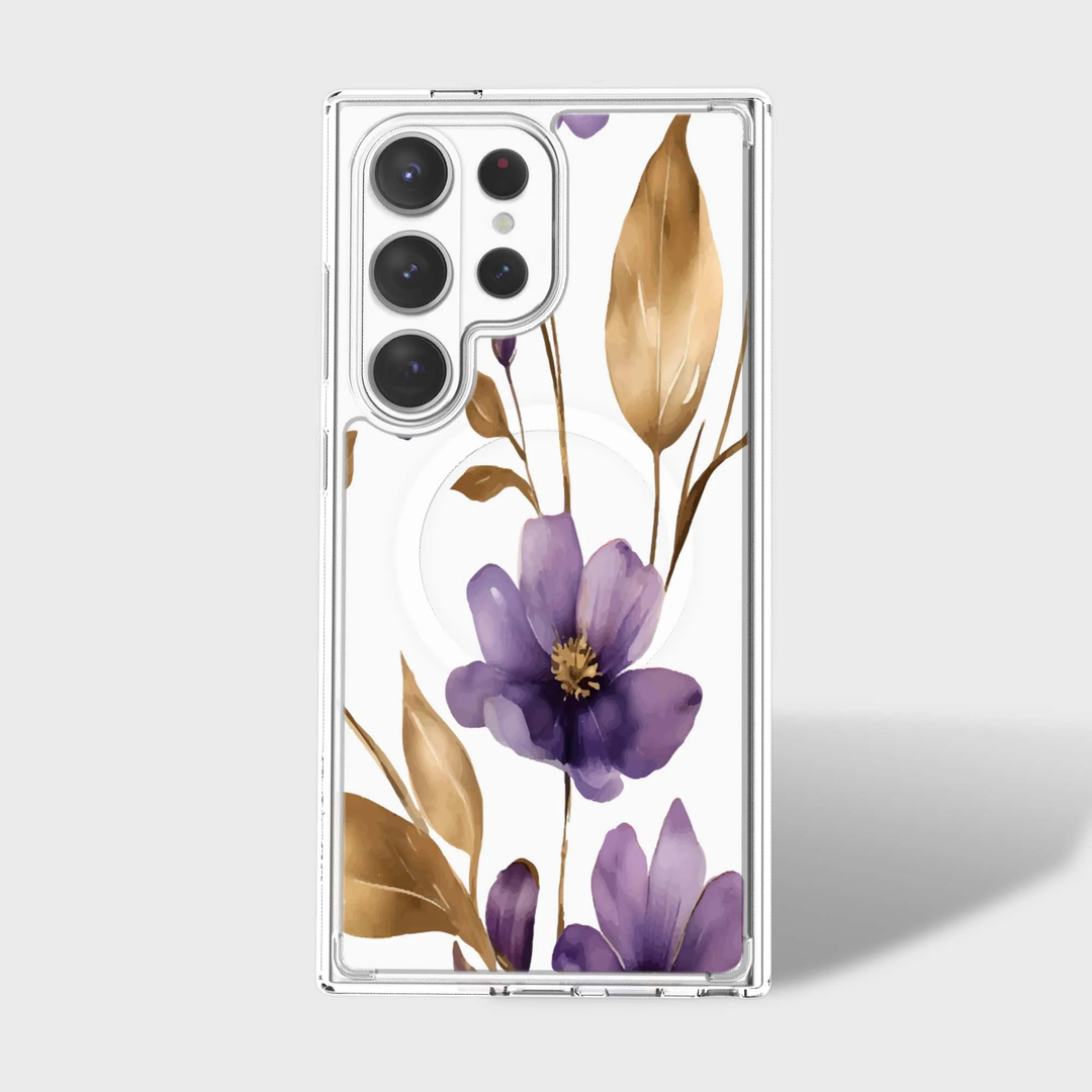Caseco | Case for Samsung S26 Ultra - Purple Wildflower | ED24F4-PW