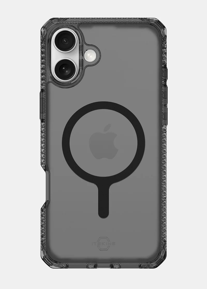 ITSKINS | Hybrid_R Vapor MagSafe Case iPhone 16 - Smoke | 120-8506