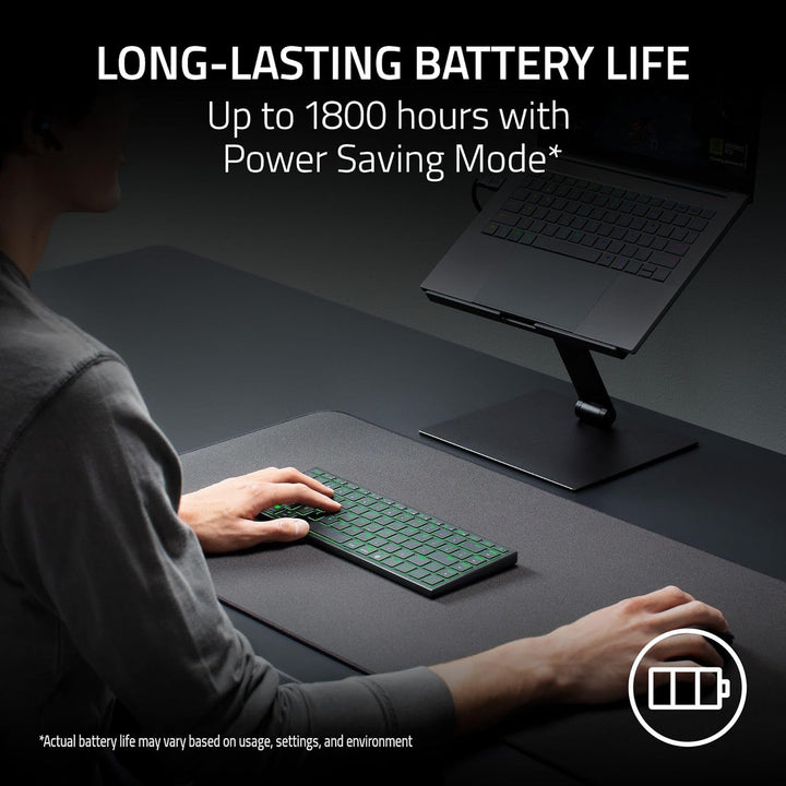 Razer | Joro Portable 75% Wireless Gaming Keyboard With Chroma RGB Backlighting - Black | RZ03-02360200-R3U1