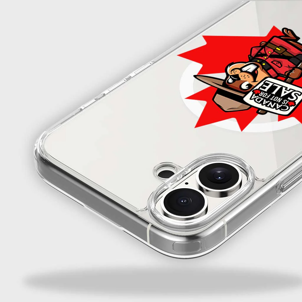 /// Caseco | Mountie Case Canada Is Not For Sale iPhone 16 - Clear | Z24C8-BA