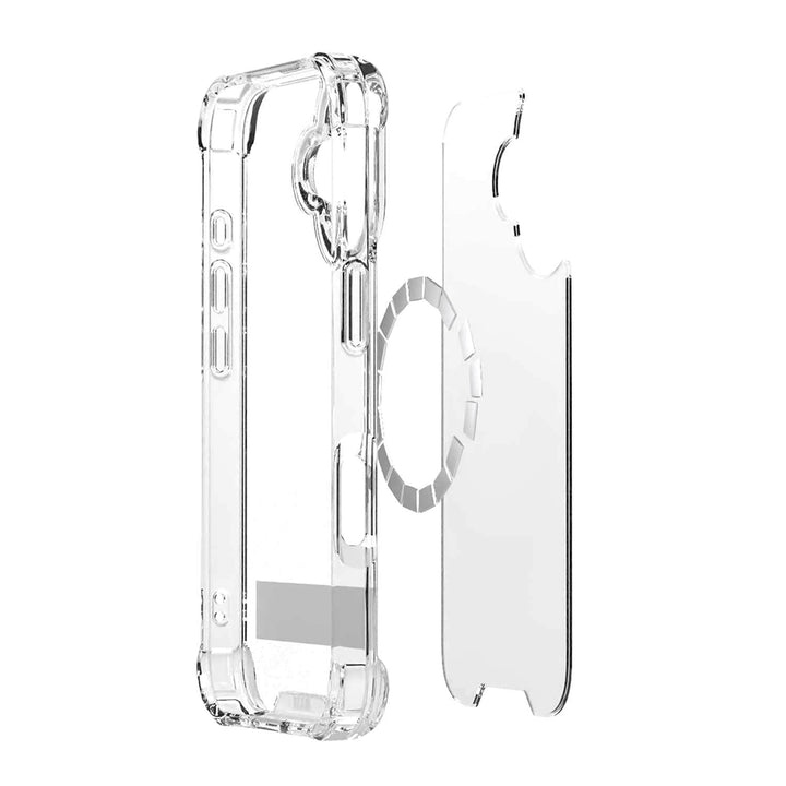 Blu Element | DropZone Rugged MagSafe w/Kickstand iPhone 17 Case - Clear | BEDZMG17K1