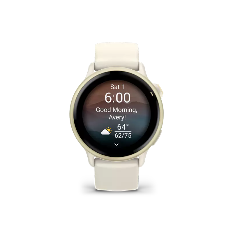 Garmin | vívoactive® 6 GPS Smartwatch and Fitness Tracker - Bone | CE010-02985-01