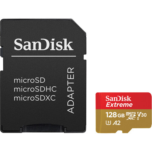 SanDisk | Extreme Plus 128GB 250MB/s microSD UHS-I Memory Card | SDSQXBJ-128G-GU6MA