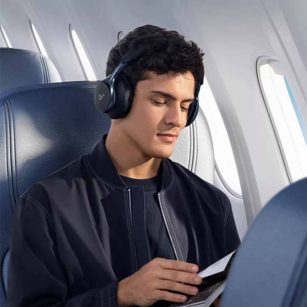 Soundcore by Anker | Space One Over-Ear Sound Isolating Bluetooth Headphones - Black | A3035Z115