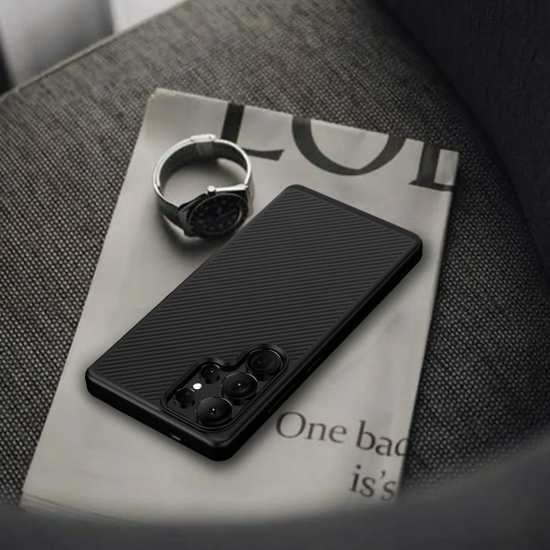 Caseco | Aramid Fiber for Weave Case with MagSafe Samsung Galaxy S26 Ultra - Black | C28F4-51