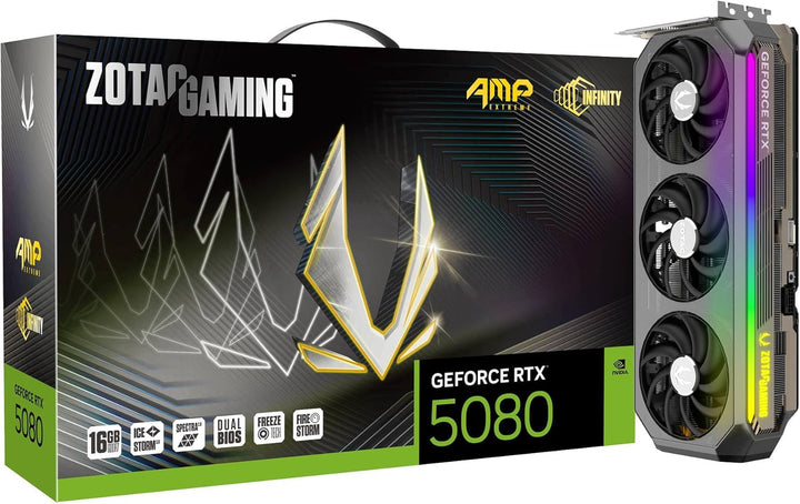 ZOTAC | VCX GeForce RTX 5080 AMP Extreme INFINITY 16GB GDDR7 | ZT-B50800B-10P
