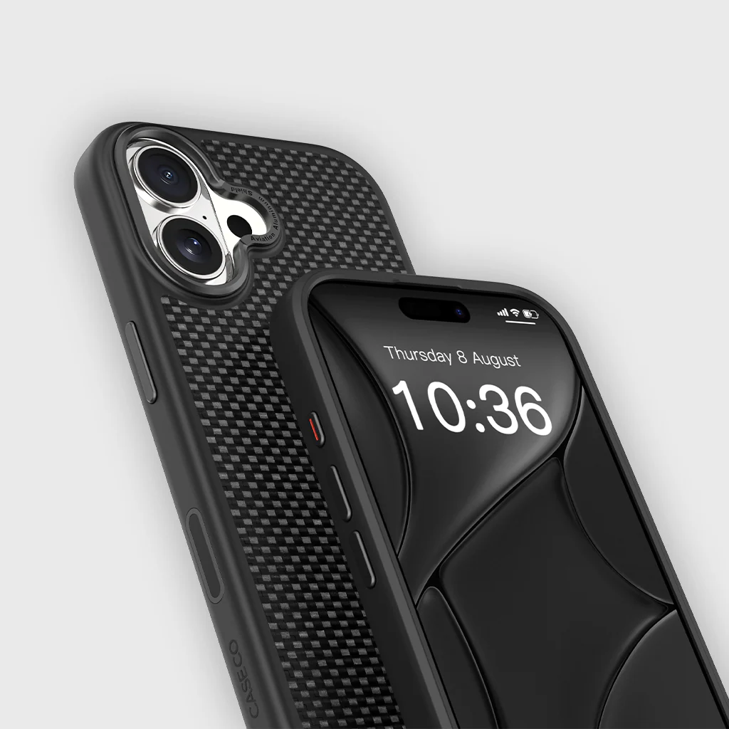 Caseco | Aramid Fiber Weave Pattern iPhone 17 - Black | C28E5-51