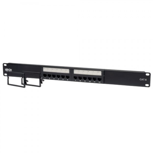 Tripp Lite | Cat6 Cat5 Patch Panel 568B 110 Punch Down Rackmount RJ45 Patch panel CAT 6 1U 19" 12 ports |