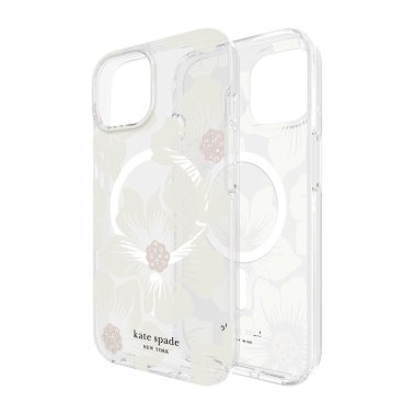 Kate Spade | Protective Prints MagSafe Case for iPhone 16e / 15 / 14 / 13 - Hollyhock Floral | KS056566