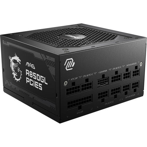 MSI | PS MAG A850GL PCIE5 850W 80Plus Gold Fully-Modular ATX3.0 Retail | MAGA850GLPCIE5