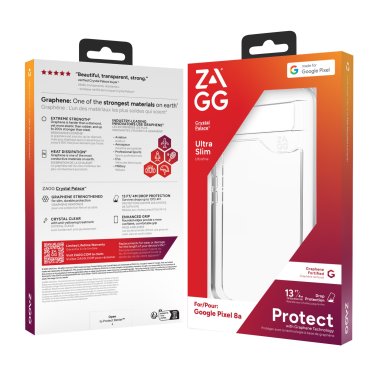 ZAGG | Crystal Palace Case Google Pixel 8a Graphene - Clear | 15-12520