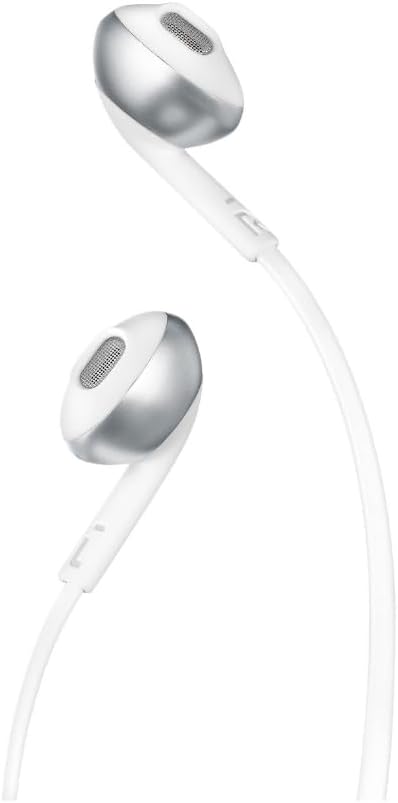JBL | Tune 205 Ear-Pod Wired Headphones - Chrome | JBLT205CRMAME