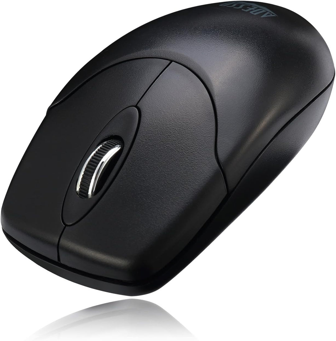 Adesso | Antimicrobial Wireless Desketop Keyboard & Mouse Combo - Black | WKB-1320CB