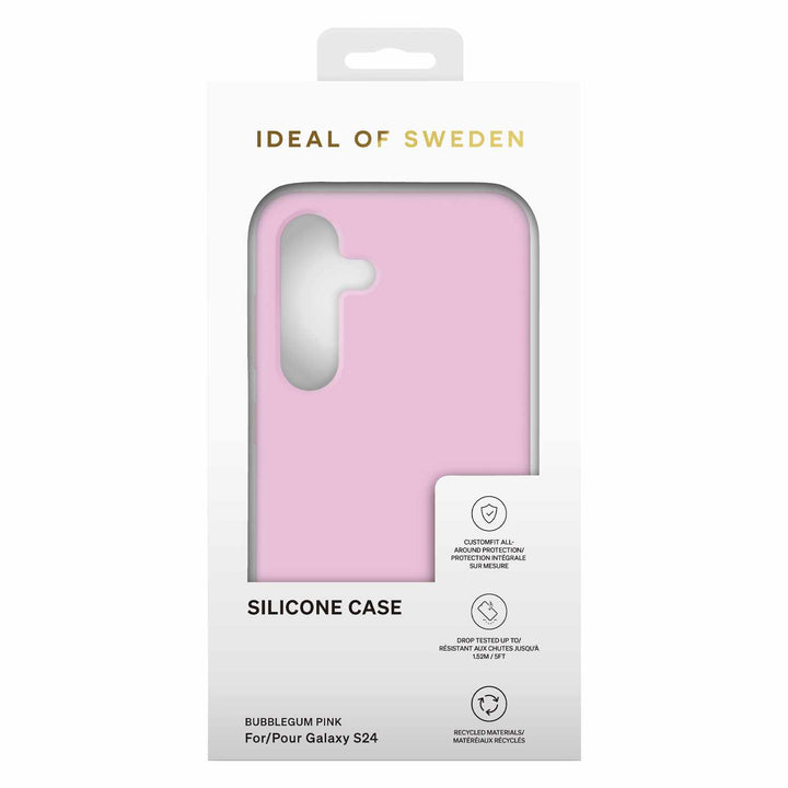 Ideal of Sweden | Samsung Galaxy S24 Silicone Case - Bubblegum Pink | 120-8045