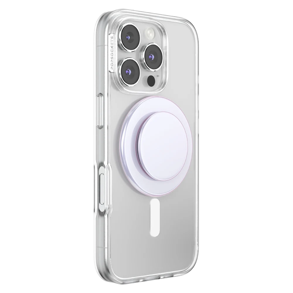 Popsockets | PopGrip for MagSafe Round with Adapter - Iridescent White | 809055
