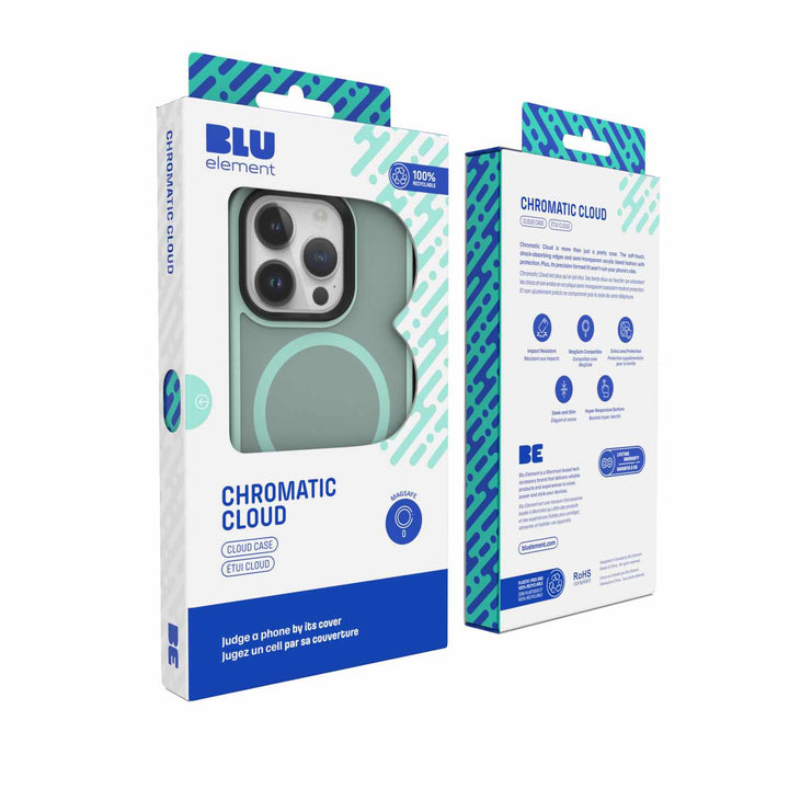 Blu Element | Chromatic Cloud w/Magsafe iPhone 12/12 Pro - Light Green | 120-8290