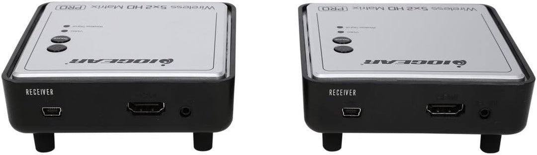 IOGEAR | Long Range Wireless 5x2 HDMI Matrix PRO with 1 Additional Receiver | GWHDMS52MBK2