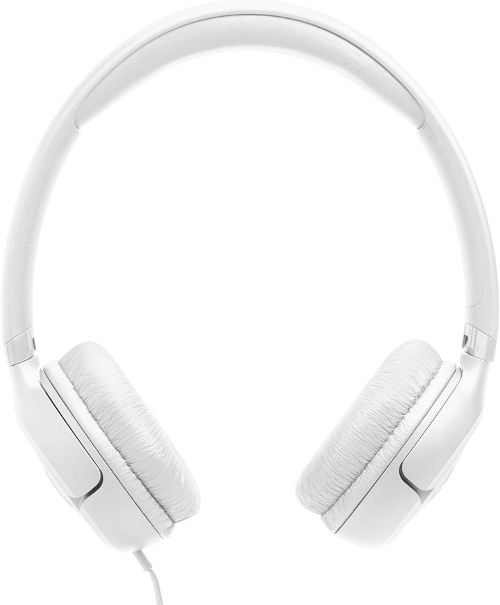 JBL | Tune 530 Wired on-Ear Headphones  3.5mm aux - White | JBLT530WHTAM