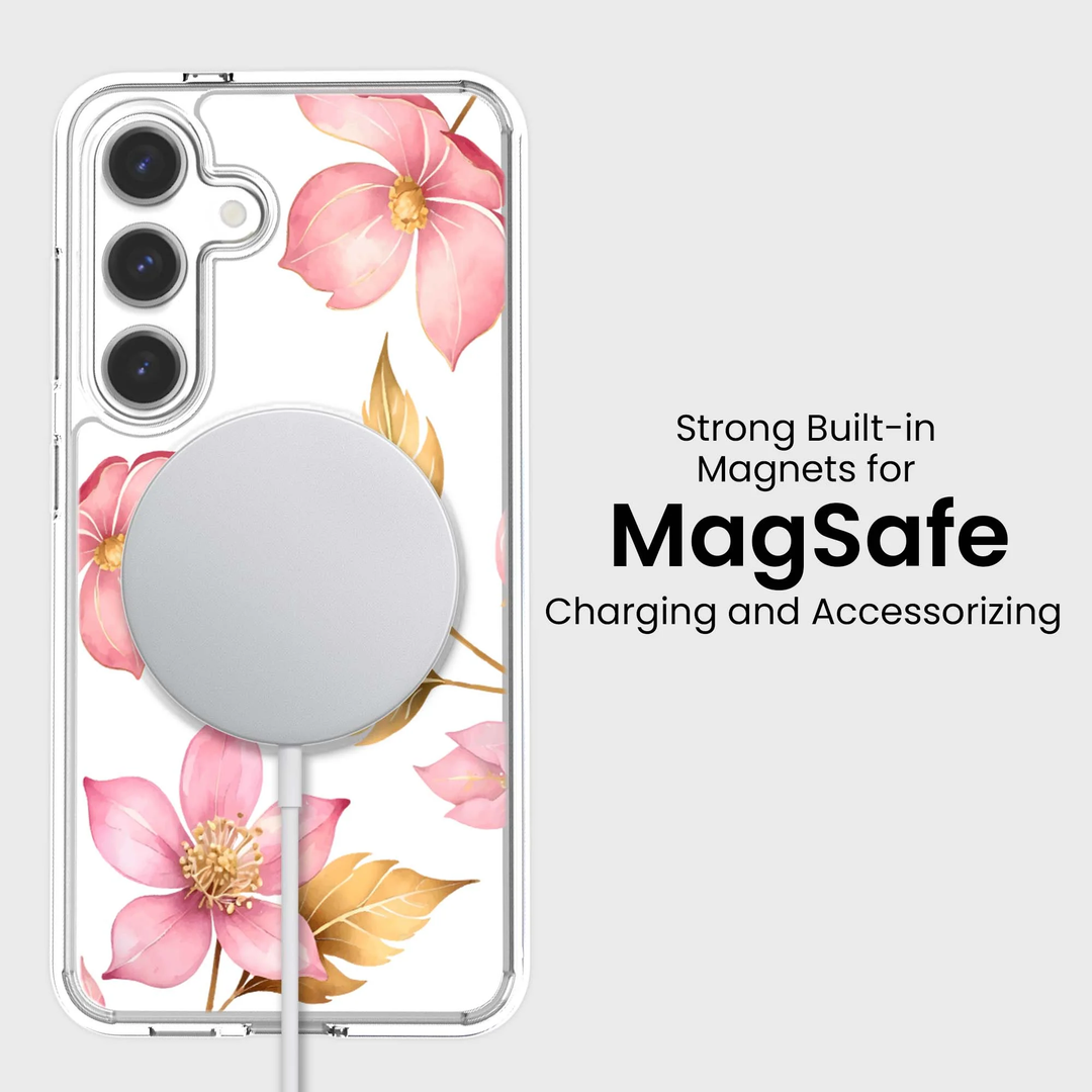 Caseco | Case for Samsung S26 -  Pink Wildflower | ED24F3-PK