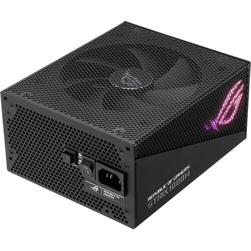 ASUS |  ROG STRIX Gold Aura Edition Modular Power Supply 1000W - Black | ROG-STRIX-1000G-AURA