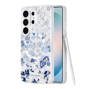 Kate Spade | Protective w/Magnet Case Samsung Galaxy S26 Ultra - Flowerbed Blue | KS059882