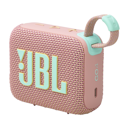 JBL | Go 4 Waterproof Bluetooth Wireless Speaker - Pink | JBLGO4PINKAM  | PROMO ENDS FEB. 28 | REG. PRICE $69.99