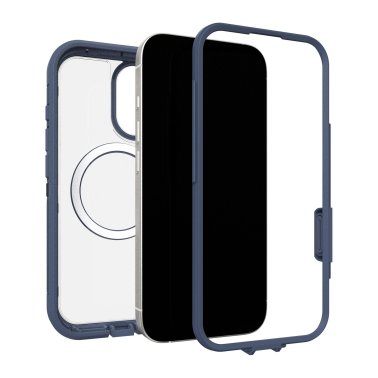 OtterBox | Defender Pro XT w/MagSafe iPhone 17 + Camera Control Case - Baby Blue Clear | 77-98438