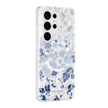 Kate Spade | Protective w/Magnet Case Samsung Galaxy S26 Ultra - Flowerbed Blue | KS059882