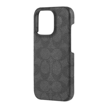 Coach | Slim Wrap Signature C Case iPhone 16 Pro - Charcoal | 15-13369