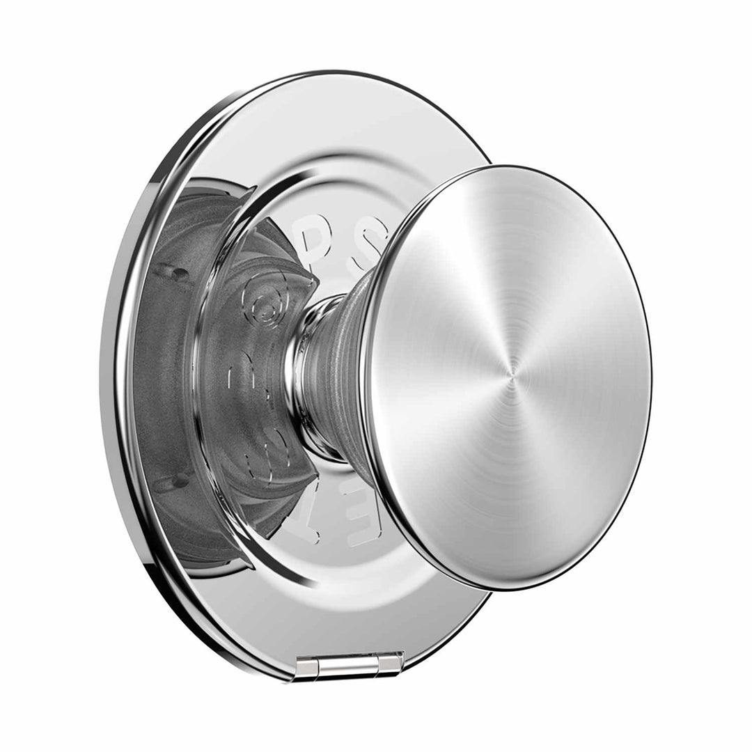 PopSockets | PopGrip Kick Out for MagSafe Round with Adapter Radial - Silver | 807695
