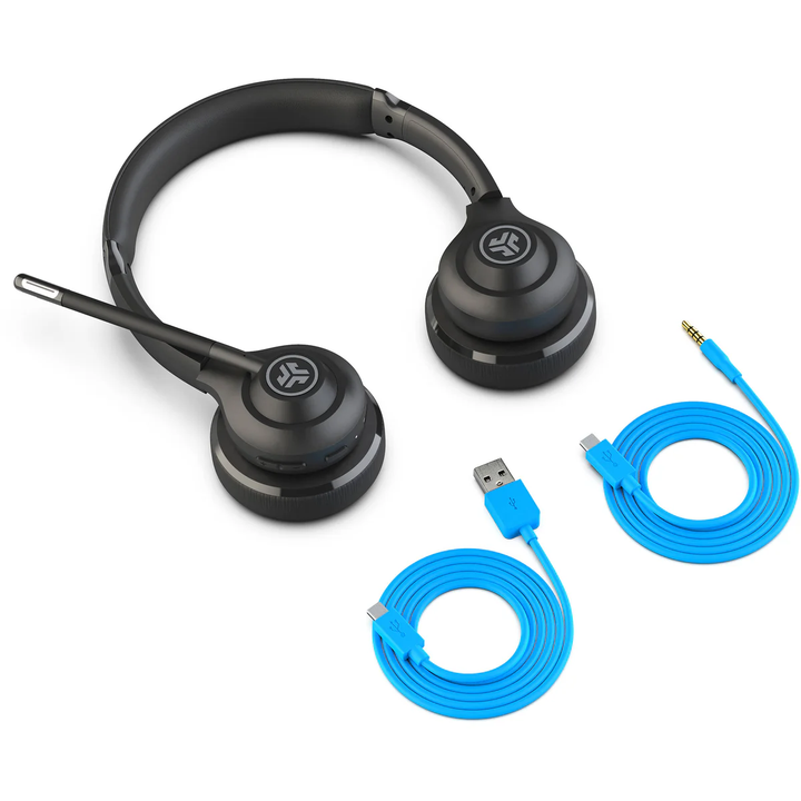 JLAB | GO Work Pop Wireless On-Ear Headset - Black | IFCHBGWRKPOPRBLK4