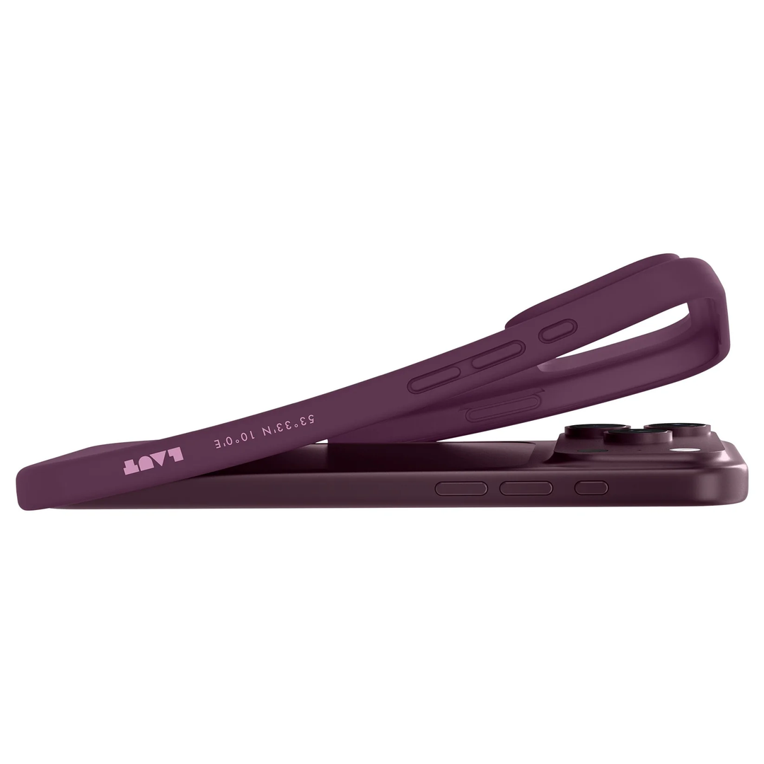 LAUT | HUEX SLIM for iPhone 18 Pro/17 Pro - Burgundy | L_IP26B_HS_PU