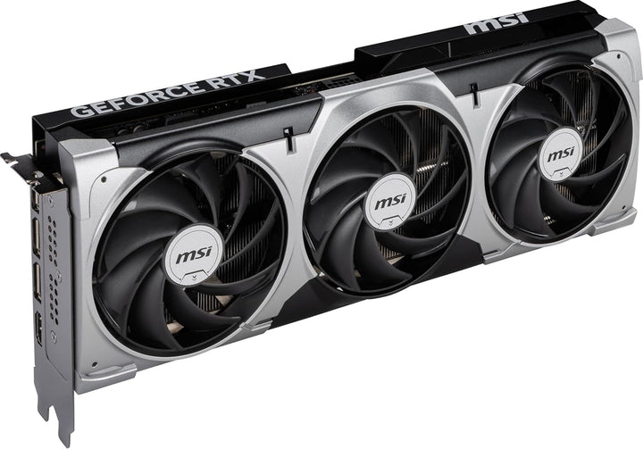 MSI | RTX 5070 Ti 16G Ventus 3X OC Graphics Card 16GB GDDR7 Extreme Clock 2497 MHz DisplayPort x 3 2.1a, HDMI 2.1b, NVIDIA Blackwell | G507T-16V3C