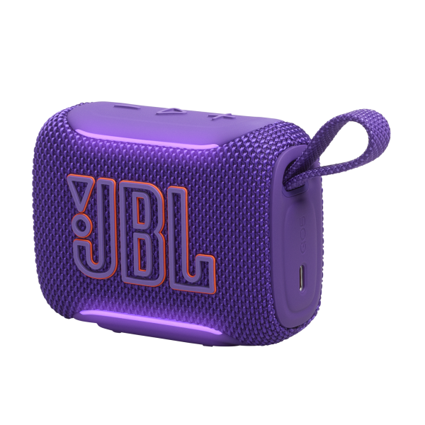 JBL | Go 5 Waterproof Bluetooth Wireless Speaker - Purple | JBLGO5PURAM
