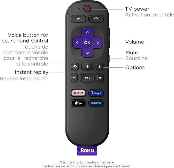 Roku | Streaming Stick 4K Media Streamer with Remote | 3820CA2