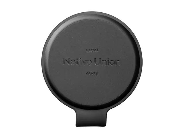 Native Union | Voyage 2-in-1 Wireless Charging Pad Qi2 Certified - Black | VOY-2IN1-WL-BLK
