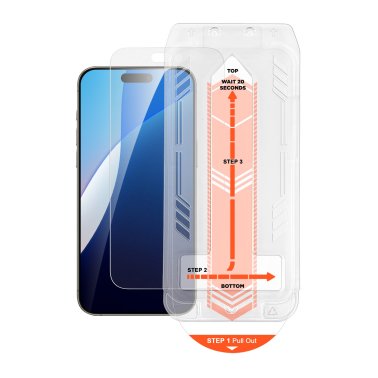 HyperGear | Matte Anti-Glare Glass Screen Protector w/ Easy Installation Applicator Tray iPhone 16 / 15 | 15-13663
