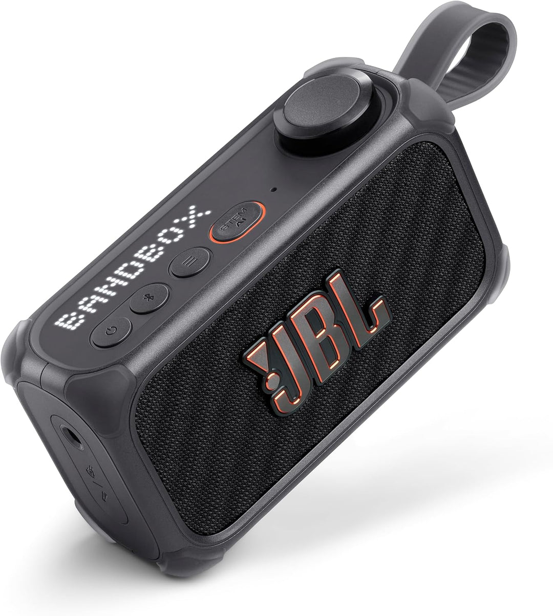 JBL | Bandbox Solo Compact AI-Powered Practice amp & Speaker with Built-in Practice Tools, Big LED Pixel Screen - Black | JBLBANDBOXSOLOAM
