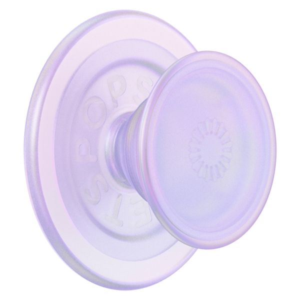 PopSockets | PopGrip For MagSafe Round with Adapter Ring Opalescent Clear | 123-0543