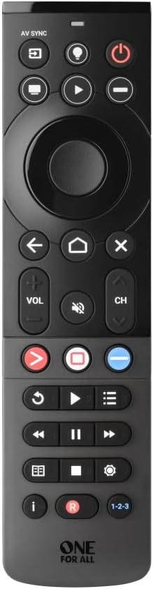 One For All | Smart Streamer Remote - Black | URC7945