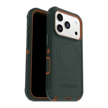 OtterBox | Defender Pro iPhone 17 Pro w/MagSafe + Camera Control Case - Green Intrigue | 77-98427