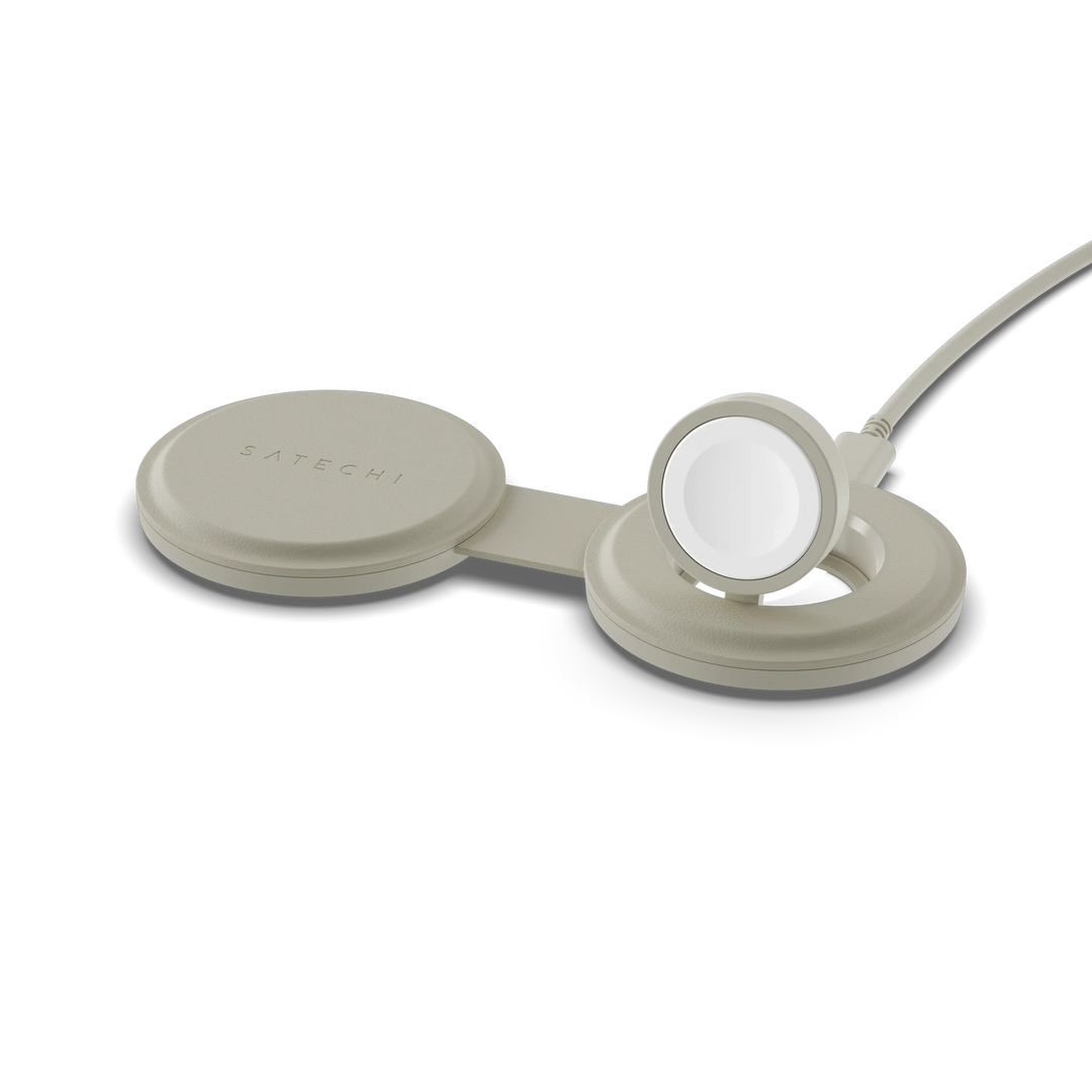 Satechi | OntheGo 2-in-1 Wireless Charger - Sand | ST-QTG21W