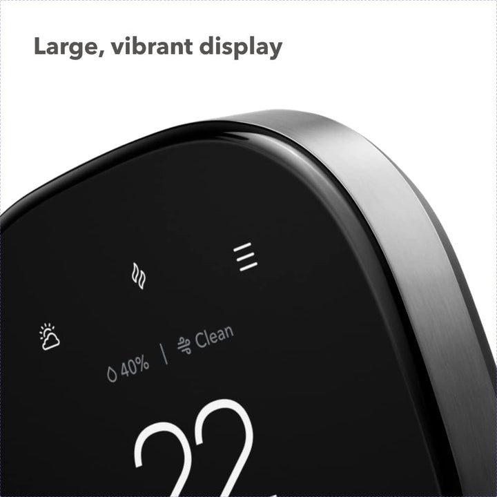 Ecobee | Smart Thermostat Premium Wi-Fi - Black | EB-STATE6C-01