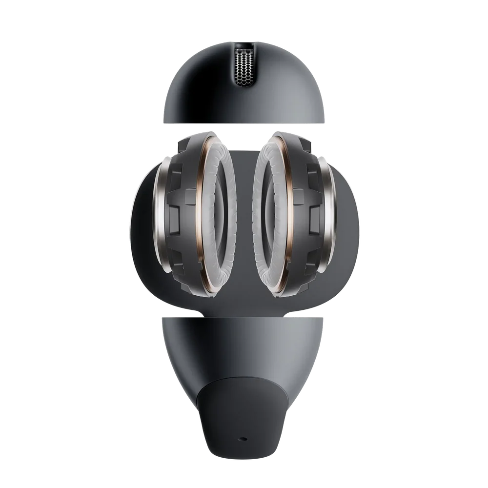Shokz | OpenDots Air Open-Ear True Wireless Earbuds - Black | E210-ST-BK-CA-326