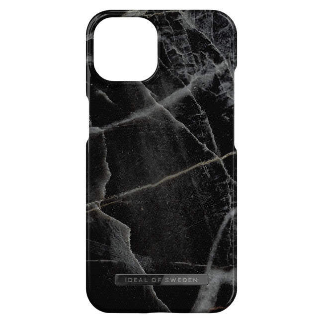 //// Ideal of Sweden | iPhone 14 Plus -  Fashion Case MagSafe - Black Thunder | 120-6097