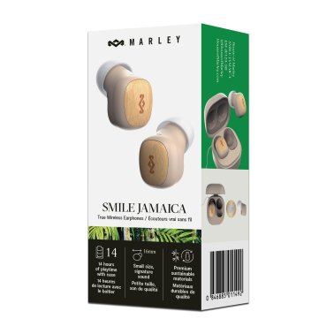 House of Marley | Smile Jamaica True Wireless TWS Earbuds - Cream | EM-JE124-CE
