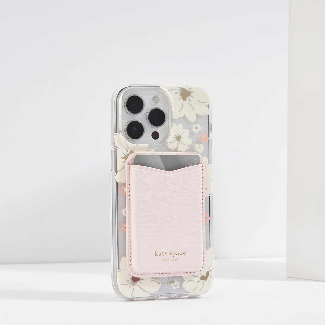 Kate Spade NY | Magnetic Wallet Compatible w/MagSafe - Pale Dogwood (Pink) | 123-0492