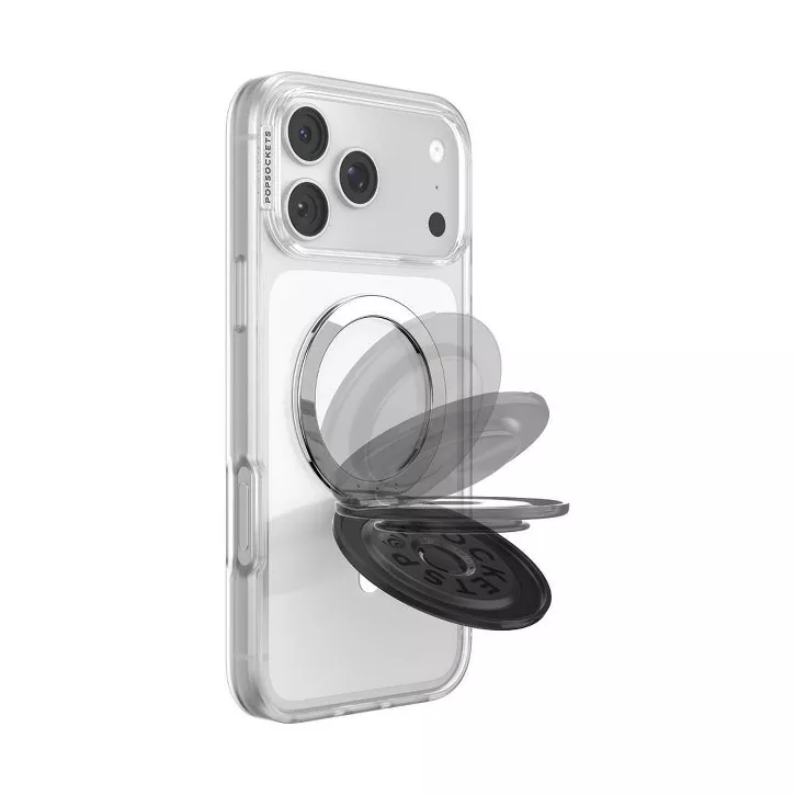 PopSockets | Kick-Out PopGrip with MagSafe - Radial Black | PS-807693