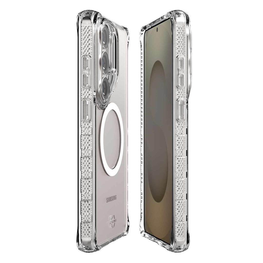 ITSKINS | Hybrid_R Case w/Magnets for Samsung Galaxy S26 Ultra - Clear | SGYUHMACRTRSP