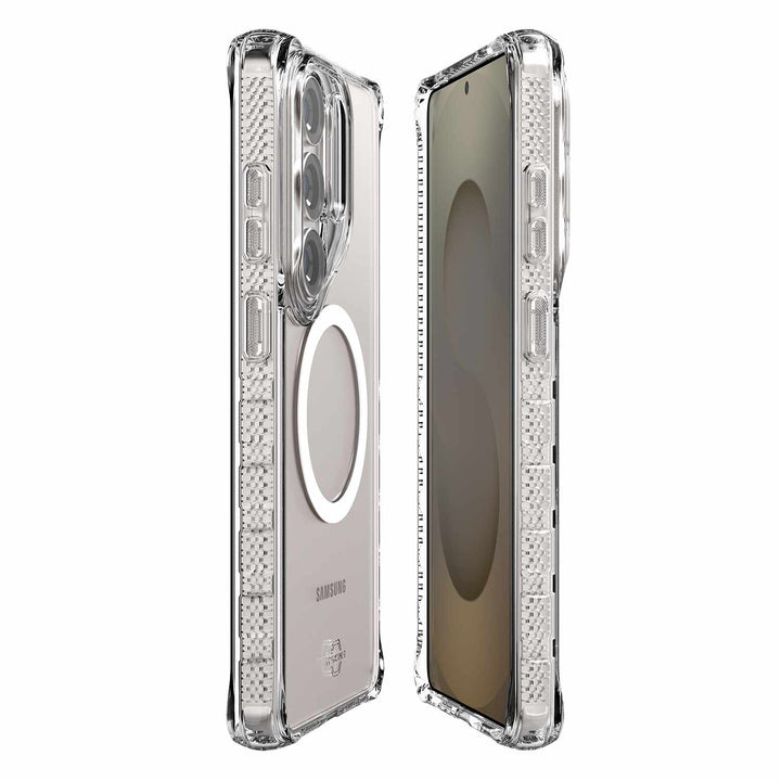 ITSKINS | Hybrid_R Case w/Magnets for Samsung Galaxy S26 Ultra - Clear | SGYUHMACRTRSP
